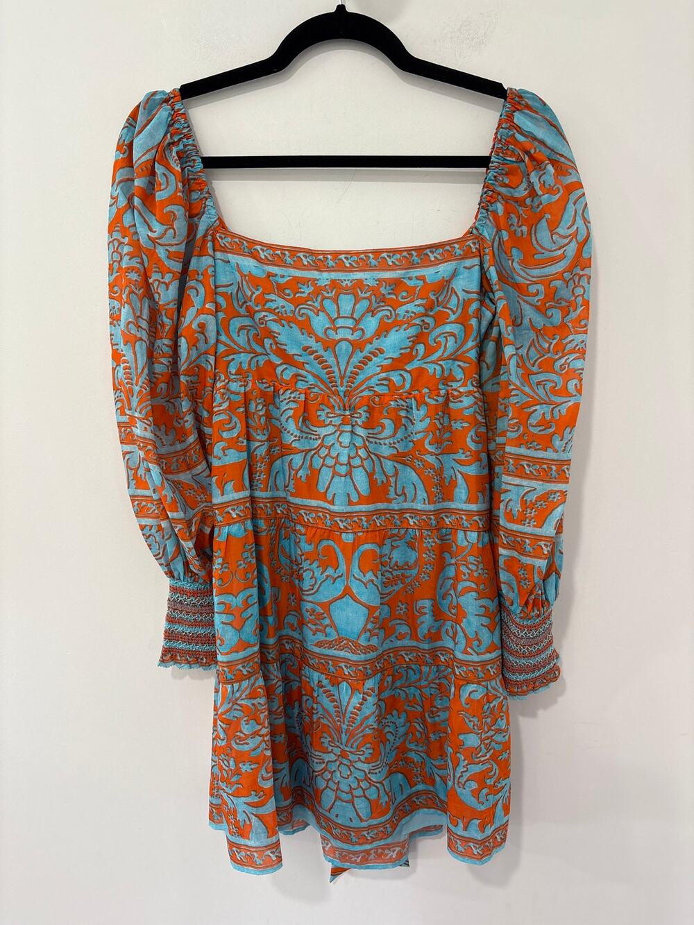 NWT Alice + Olivia Forever Yours Sienna Dress Cotton Silk Blend Size S